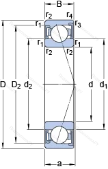 Подшипник S 7030 CD/HCP 4A в Сочи