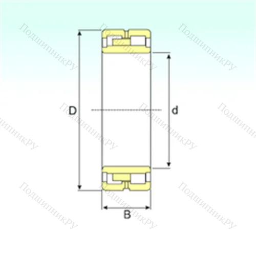 Подшипник роликовый радиальный NNU 41/600 M/W 33 от производителя  ISB
