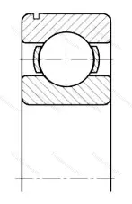 Подшипник  50310 (6310N) размер 50x110x27