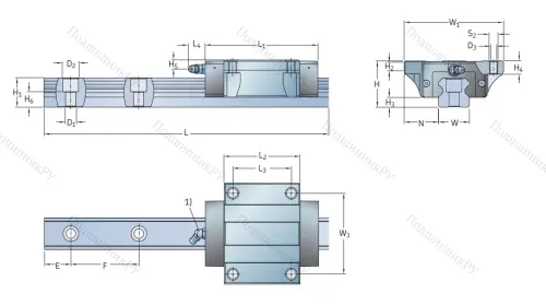 Каретка LLTHC 15 A T 1 P 5 в Сочи