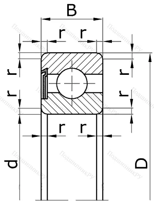 Шариковый однорядный подшипник 60313 (6313 Z) в Сочи