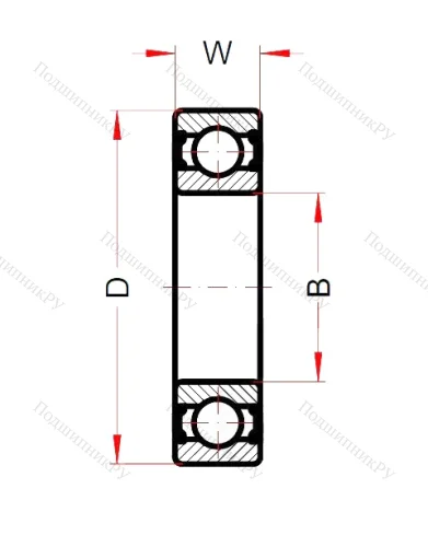 Высокотемпературный подшипник 6202 BHTS ZZ C 4 220°-250° от производителя  SNB