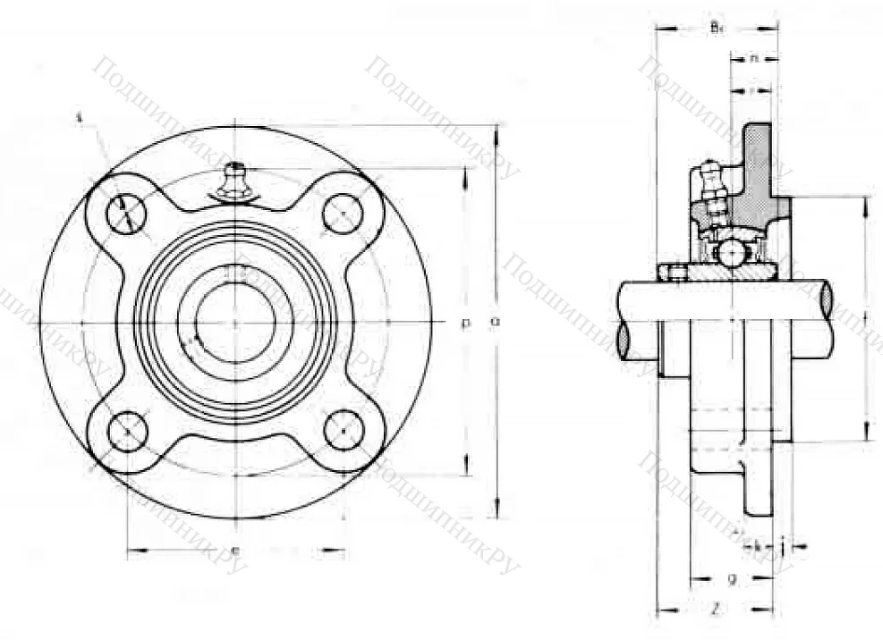 Подшипниковый корпус FC 217 ASAHI в Сочи