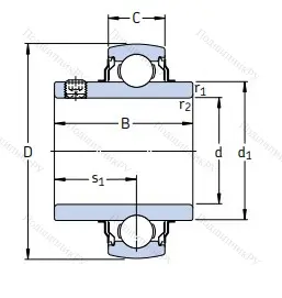 Корпусный подшипник YAR 205-2RF в Сочи