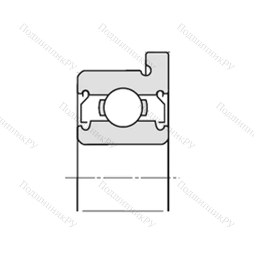 Подшипник шариковый радиальный F-W 688ALLU