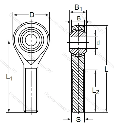 Шарнирная головка POS 22 L в Сочи