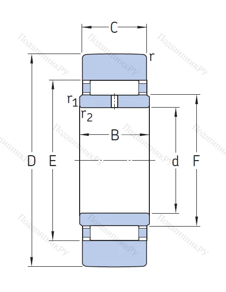 Подшипник STO 8 TN от производителя  SKF