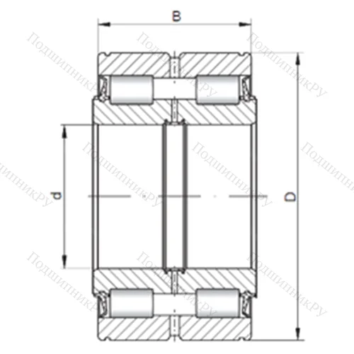 Подшипник роликовый радиальный SL 04130