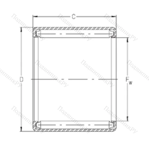Подшипник игольчатый радиальный S 1316