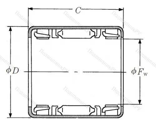 Подшипник обгонной муфты обгонная муфта FCB 20 в Сочи