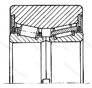 Модификация подшипника 537707С17 размер 35x64x37