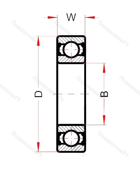 Высокотемпературный подшипник 6208 BHTS ZZ 280°