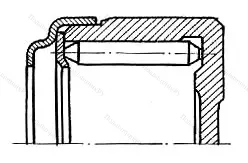 Модификация подшипника 804707АС10 размер 33,635x50x37 ГПЗ-10