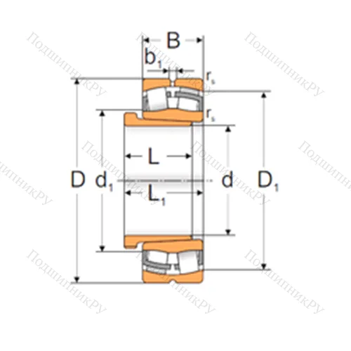Подшипник роликовый радиальный самоцентрирующийся 22314 KW 33+AH 2314X