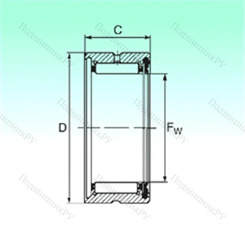 Подшипник игольчатый радиальный RNA 4901 RS
