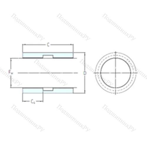 Подшипник скольжения линейный LPBR 30