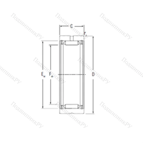Подшипник игольчатый радиальный RNA 3035