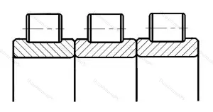 Подшипник  3712122 размер 110x156x45