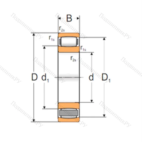 Подшипник роликовый радиальный самоцентрирующийся C 2228M