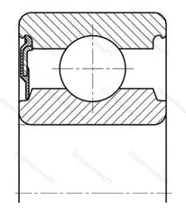 Модификация подшипника 20803 размер 17x47x15,5 ГПЗ-800