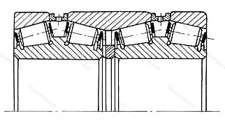 Модификация подшипника 77953ХМ размер 266,7x355,6x228,7