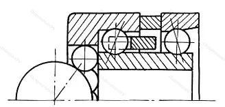 Модификация подшипника 4-45606/2,5КЮТП размер 2,5x6,5x5,45/7,2 от производителя  ГПЗ-200