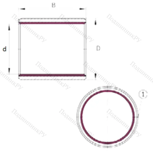 Подшипник скольжения EGB 2420-E 40