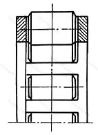 Модификация подшипника 822710Д размер 51x75x31,2 от производителя  ГПЗ-4