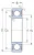 Однорядный шариковый подшипник 61801 2RS 1 от производителя  SKF