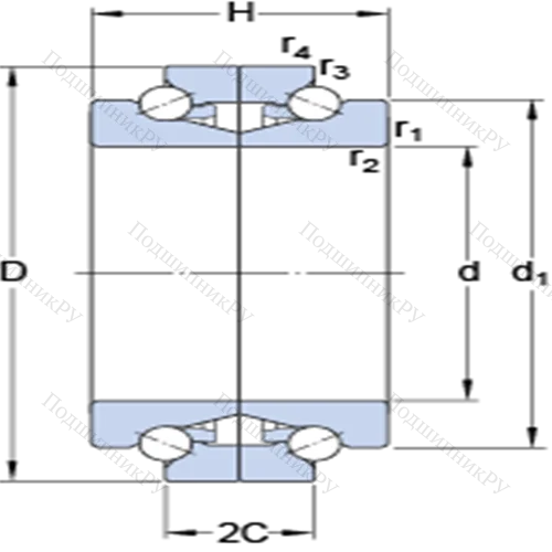 Прецизионные двойные упорно-радиальные шарикоподшипники BTW 90 CTN 9/SP от производителя  SKF Прецизионные двойные упорно-радиальные шарикоподшипники BTW 90 CTN 9/SP от производителя  SKF