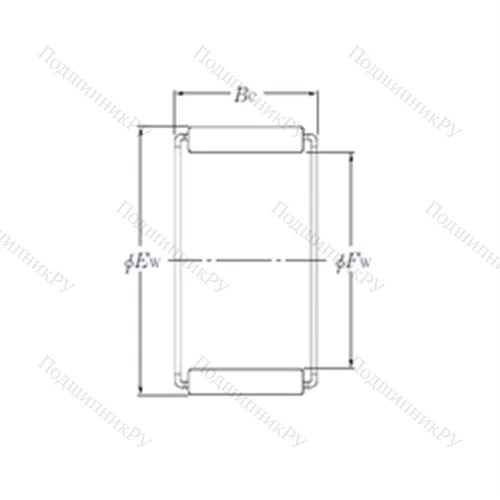 Подшипник игольчатый радиальный PCJ 566416