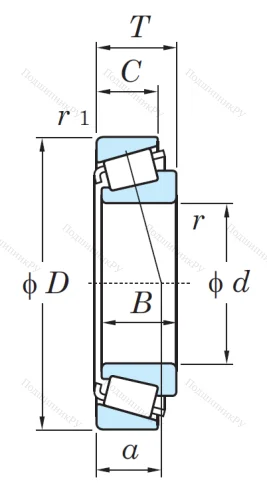 Конический роликовый подшипник 32320 JR от производителя  KOYO