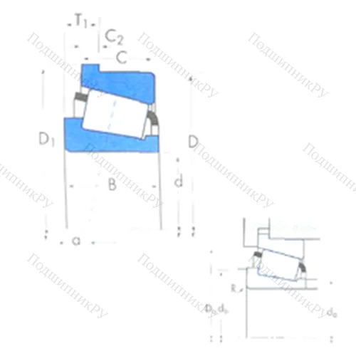 Подшипник роликовый радиально-упорный 3984/3920B от производителя  TIMKEN