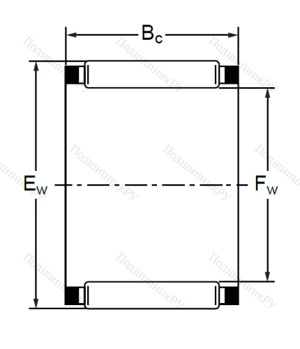 Подшипник K 55x60x32 в Сочи