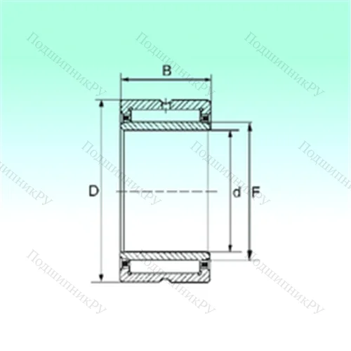 Подшипник игольчатый радиальный NKI 22/20 от производителя  NBS
