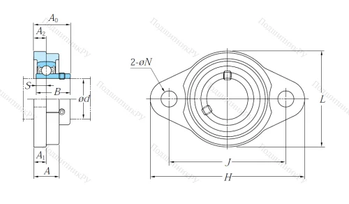 Подшипниковый узел UFL 002 JE 1 в Сочи