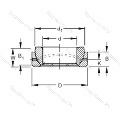 Подшипник скольжения сферический 45SBT 72 от производителя  TIMKEN