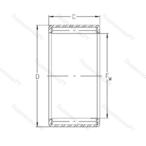 Подшипник игольчатый радиальный SN 810