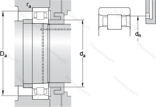 Подшипник N 1020 KTN 9/HC 5SP