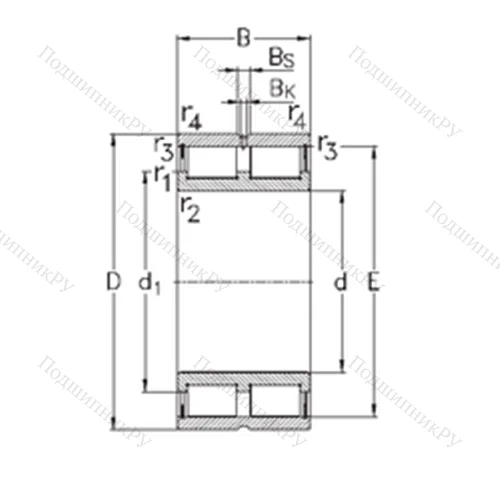 Подшипник роликовый радиальный NNCL 4852-V