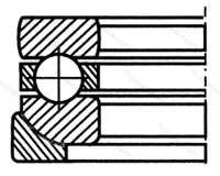 Подшипник  53205+U 205 (18205) 