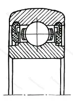 Модификация подшипника 1580206С17 размер 30x62x18 ГПЗ-8
