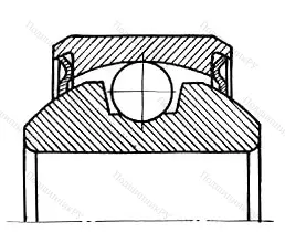 Модификация подшипника 981702ЮУ размер 15x52x15/20 от производителя  ГПЗ-3