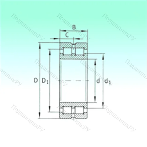 Подшипник роликовый радиальный SL 014964 от производителя  NBS