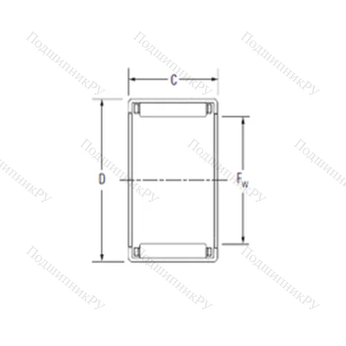Подшипник игольчатый радиальный J-2212