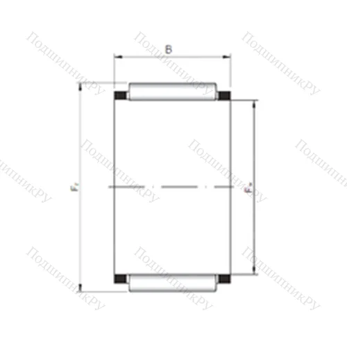 Подшипник игольчатый радиальный KBK 18X 22X 24