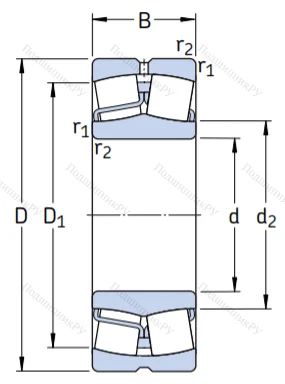 Сферический роликовый подшипник 22328 CC/C 3W 33 от производителя  SKF
