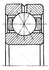 Подшипник  116324 (Q 324) размер 120x260x55 от производителя  ГПЗ-1