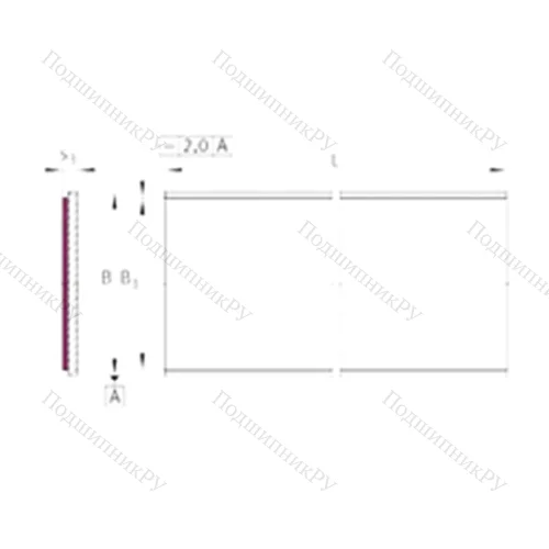 Подшипник скольжения EGS 15260-E 40-S 3E