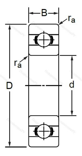Дюймовый шариковый подшипник RLS 8 (LJ 1) в Сочи